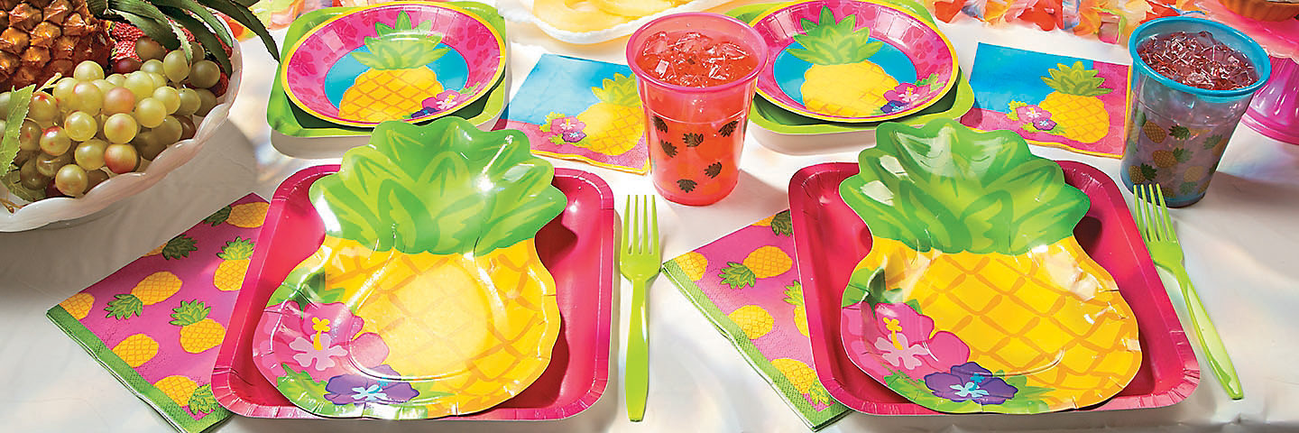 Bright Pineapple Party Supplies