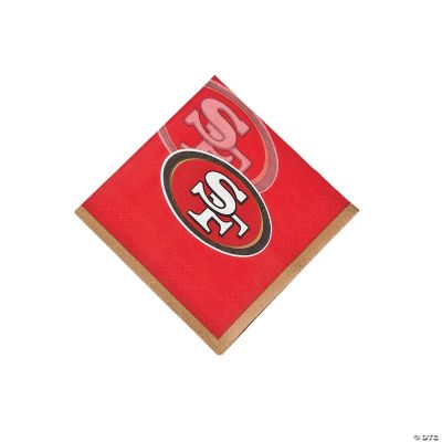 Creative Converting San Francisco 49ers Beverage Napkins, 16 ct