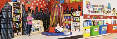 Superhero Reading Corner Idea
