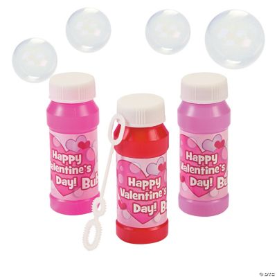 Valentine's Day Bubble Bottles