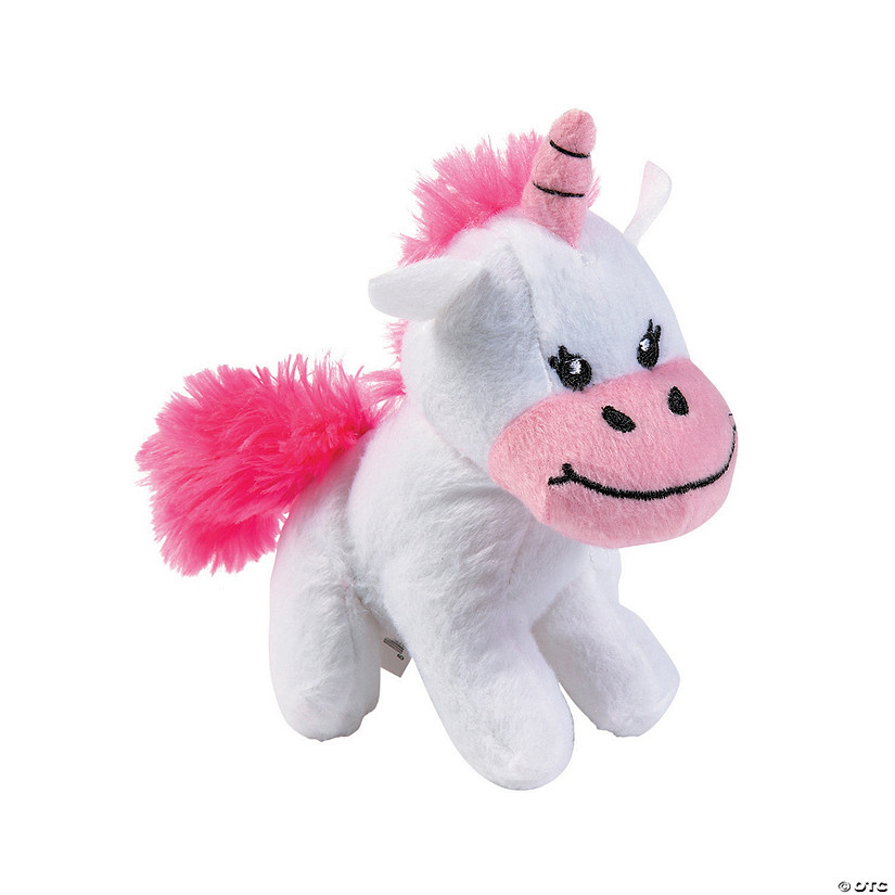 Valentine's Day Stuffed Unicorns - 12 Pc. | Oriental Trading