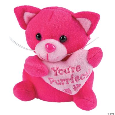 valentines day cat stuffed animal