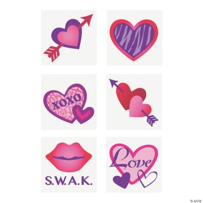 Glitter Heart Tattoos Discontinued