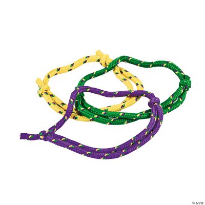 Bulk 72 Pc Mardi Gras Friendship Rope Bracelets Oriental Trading