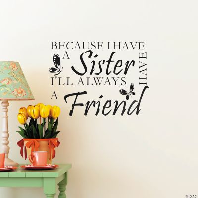 A Sister is a Friend Wall Decals Discontinued