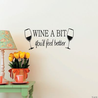 Wine A Bit Wall Decals Discontinued