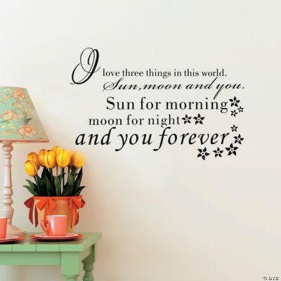 The Sun, Moon & You Wall Decal Discontinued