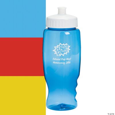 Transparent Superhero Personalized Plastic Water Bottles Oriental Trading