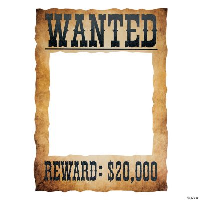 Wanted Photo Frame Prop