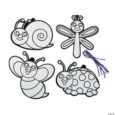 Color Your Own Fuzzy Bug Ornaments - Discontinued