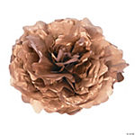 Large Gold Tissue Flower Decorations - 3 Pc.