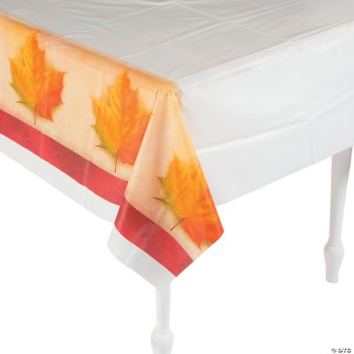 Fall Breeze Plastic Tablecloth Discontinued
