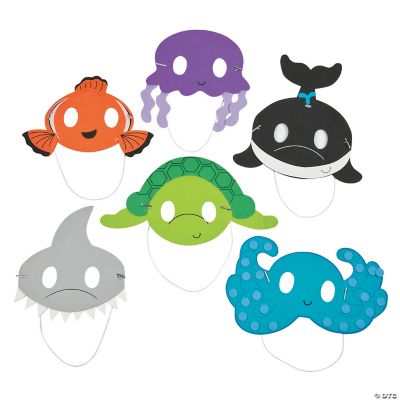 Ocean animal mask craft kit oriental trading