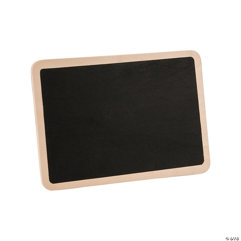 Unfinished Wood Chalkboards - 12 Pc. | Oriental Trading