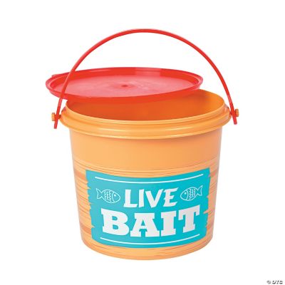 Worms Container Fishing Case Live Lures Bucket Plastic to Go