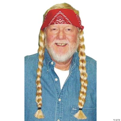 Extra Long Hippie Wig Blonde main image 1