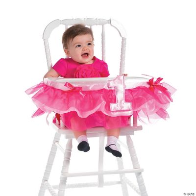 Pink Ruffle High Chair Decoration Discontinued