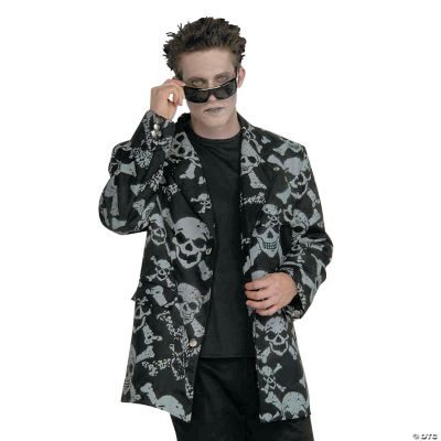 Men's Skull and Bones Sports Jacket Costume Oriental Trading