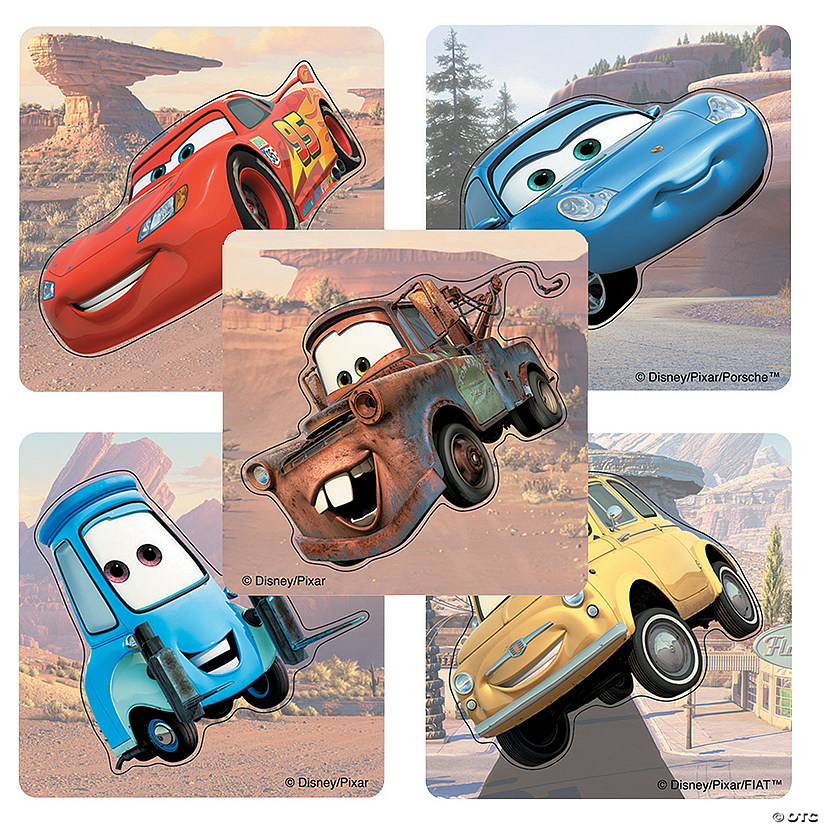 Disney® Cars-Shaped Stickers - Discontinued