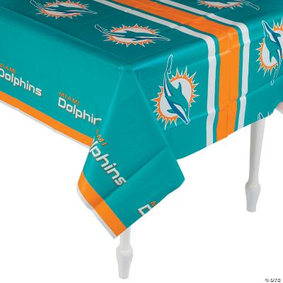 NFL® Miami Dolphins Plastic Tablecloth Oriental Trading