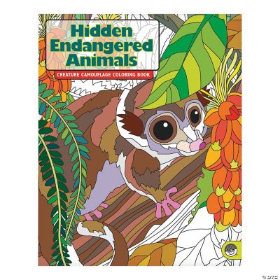 Download MindWare® Hidden Endangered Animals Adult Coloring Book ...