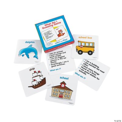 What Am I Guessing Card Game Oriental Trading