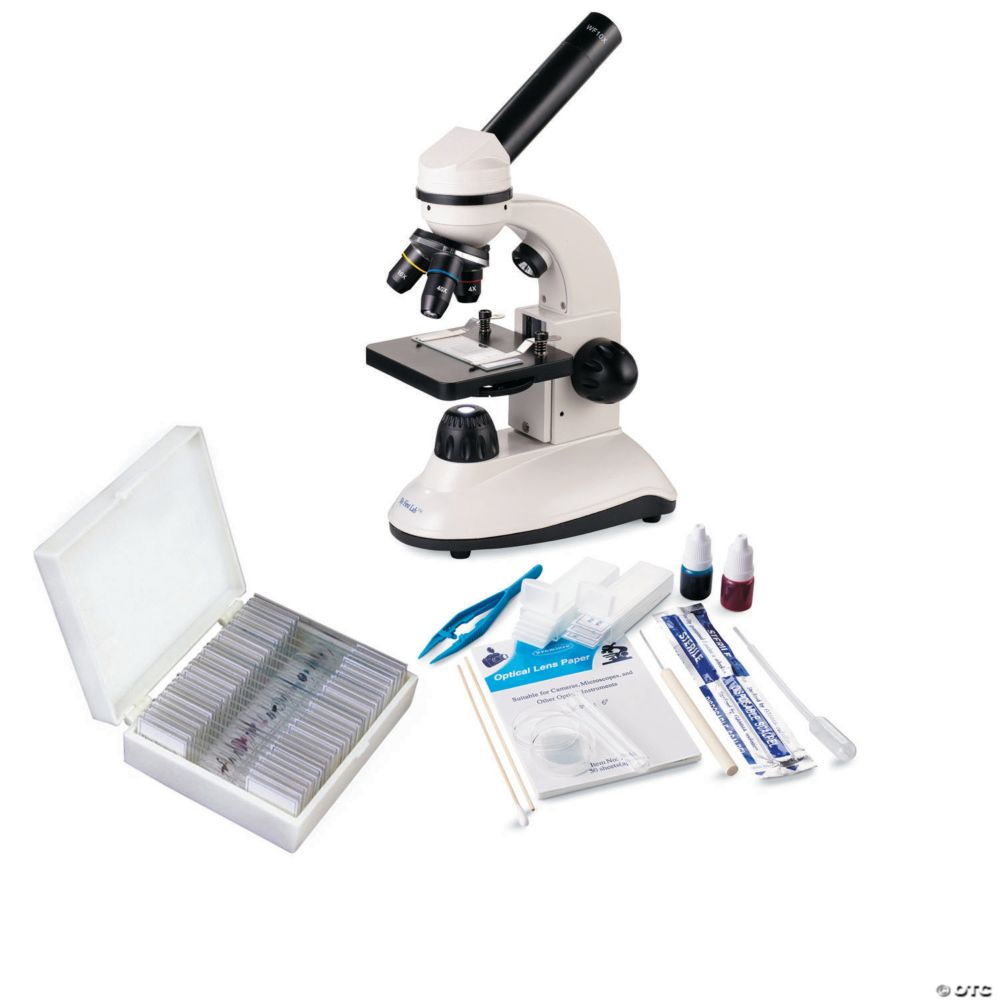 Microscope Kit And Book With Set Of 25 Slides From MindWare