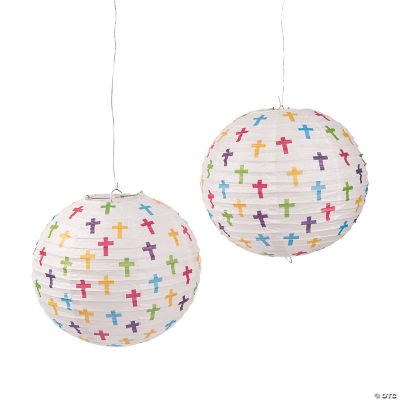 Cross Hanging Paper Lanterns - Discontinued