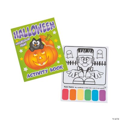 Halloween Watercolor Paint Activity Books Discontinued - 