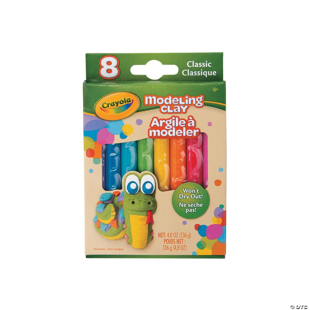 Crayola® Modeling Clay Classic Color Assortment - 8 Pc. Blue