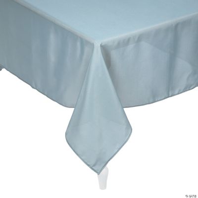 Gray Rectangle Polyester Tablecloth Discontinued