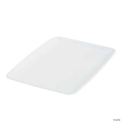 small white serving tray