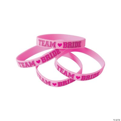 Team Bride Rubber Bracelets Oriental Trading