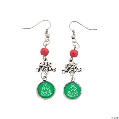 Merry Christmas Earrings Craft Kit Discontinued