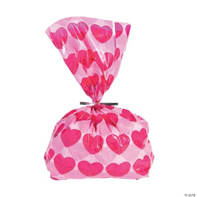 Valentine Heart Cellophane Bags Discontinued