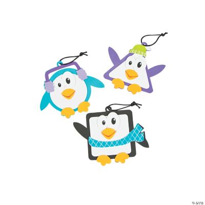 Simple Shape Penguin Ornament Craft Kit Oriental Trading 5808