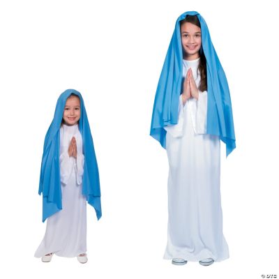 Girl's Blue & White Mary Costume