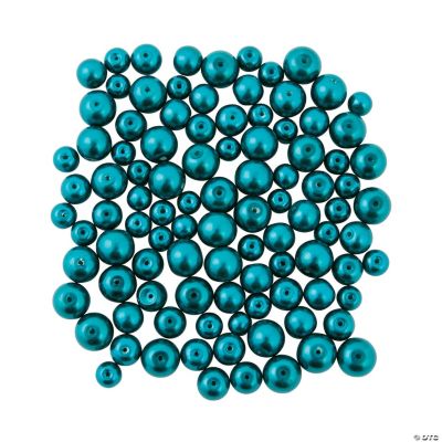 Teal Pearl Bead Assortment Discontinued