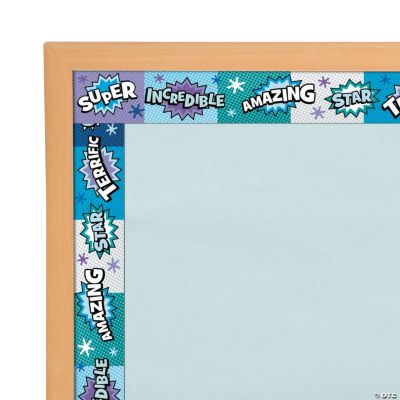 Superhero Bulletin Board Borders - Discontinued