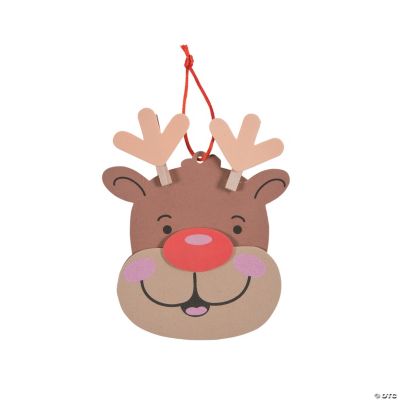 Reindeer Clothespin Antler Ornament Craft Kit Oriental Trading