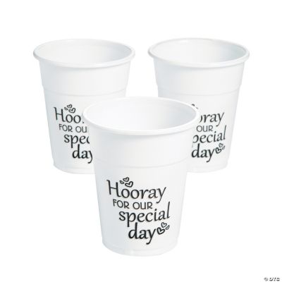 plastic wedding tumblers