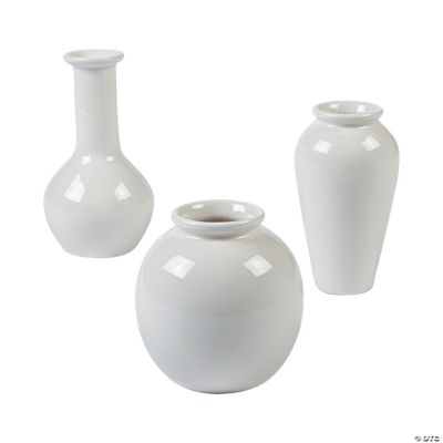 Assorted Ivory Vase Set Discontinued