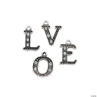 Love Rhinestone Charms Oriental Trading