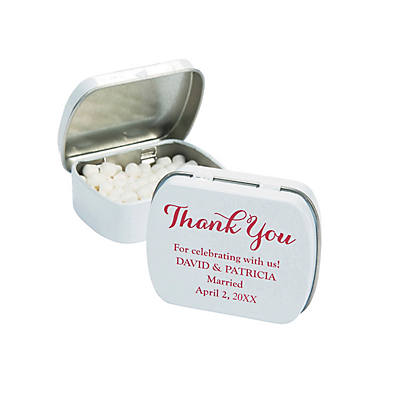 Personalized Thank You Mint Tins - 24 Pc.