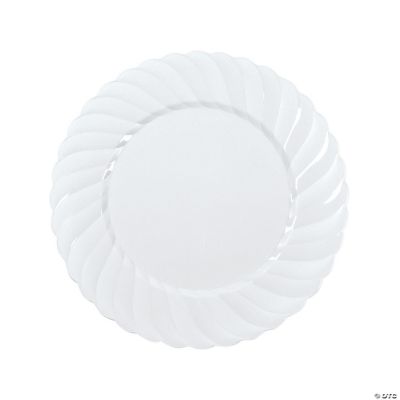 Smarty Had A Party Black With Silver Edge Rim Plastic Dinnerware Value Set  (120 Dinner Plates + 120 Salad Plates) : Target