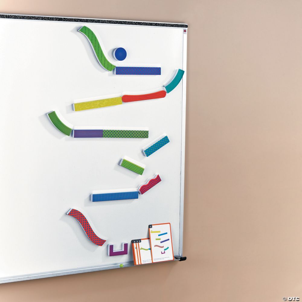 28 Pc 2" Learning Resources® Tumble Trax™ Magnetic Marble Run