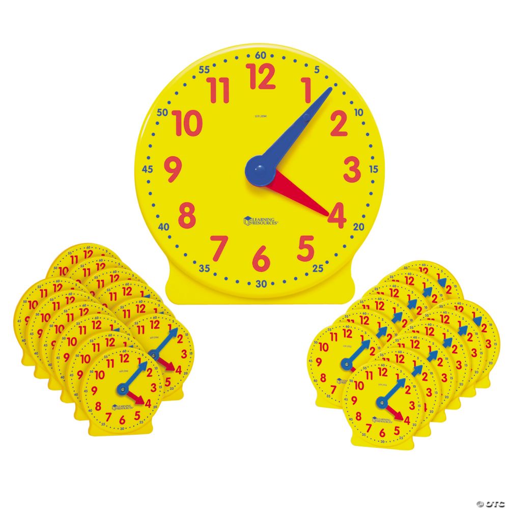 24 Pc Big Time™ Classroom Clock Kit