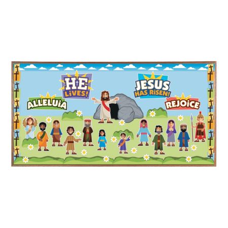 Jesus Lives Bulletin Board decorations