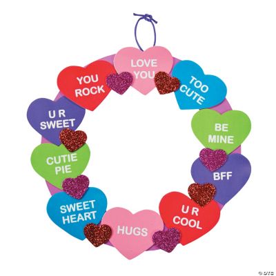  Sumind Valentine's Day Craft Kits for Kids, DIY Craft Ornament  Valentine Class Game Activities Paper Craft Hanging Ornament for Valentines  Day Decorations (24 Sets) : Toys & Games