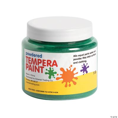 1 lb Powder Green Tempera Paint Discontinued